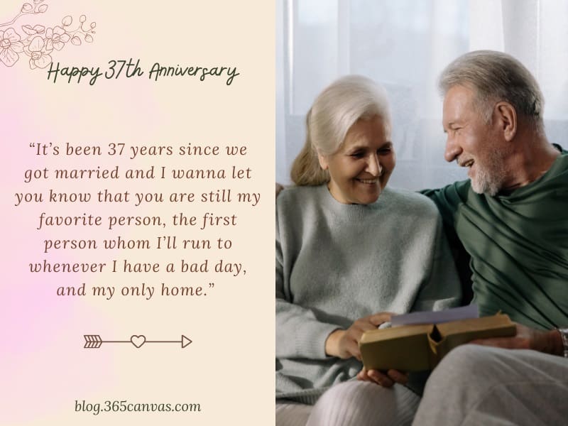 Inspirational 37-Year Anniversary Quotes for Wife