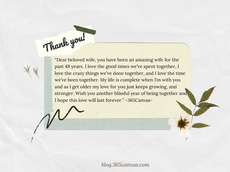 Inspirational 48-Year Anniversary Quotes for Wife