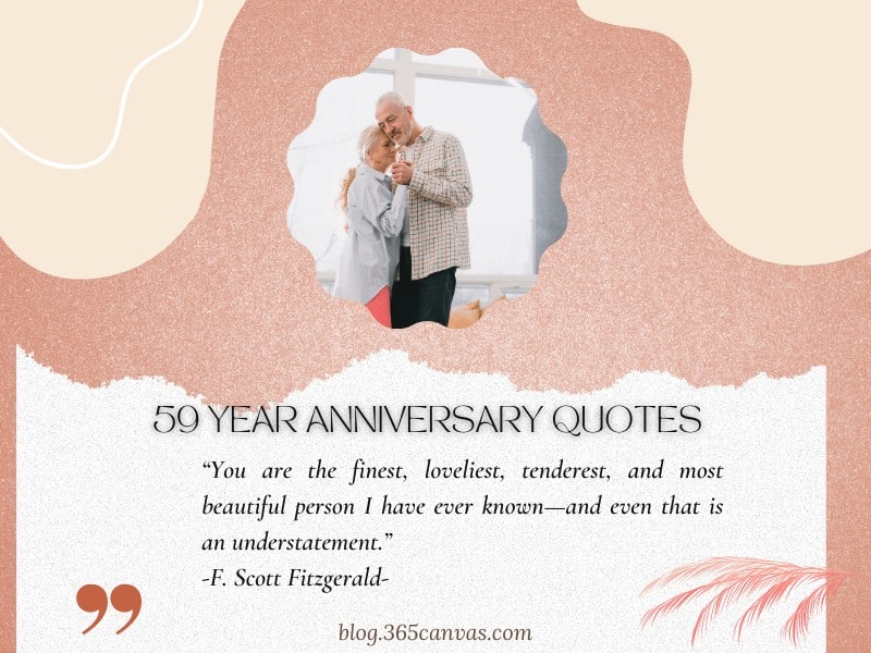 Inspirational 59-Year Anniversary Quotes for Wife