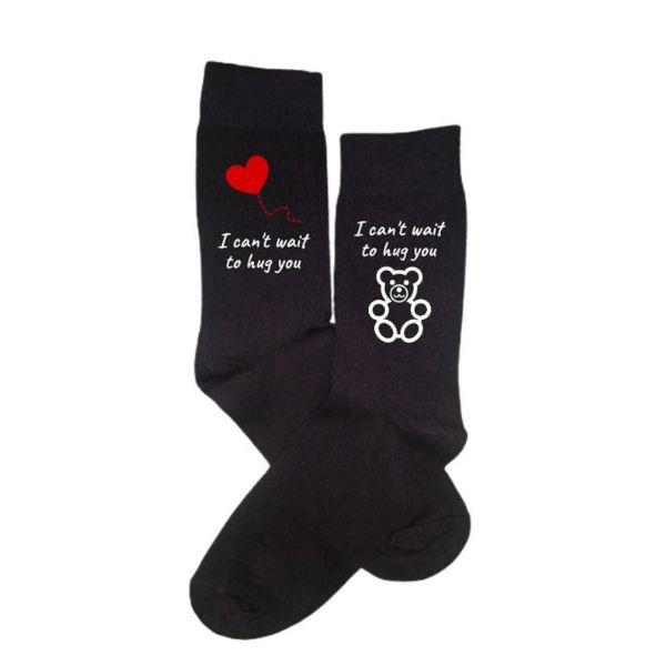 I Can't Wait To Hug You Socks - Long Distance Relationship Gift for Him