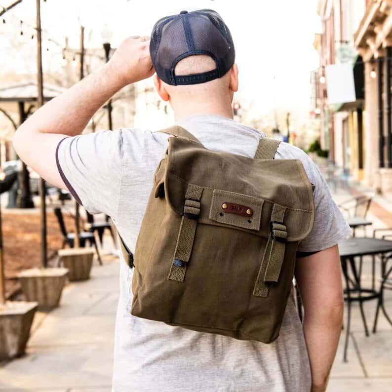 Military Musette Backpack: military souvenirs