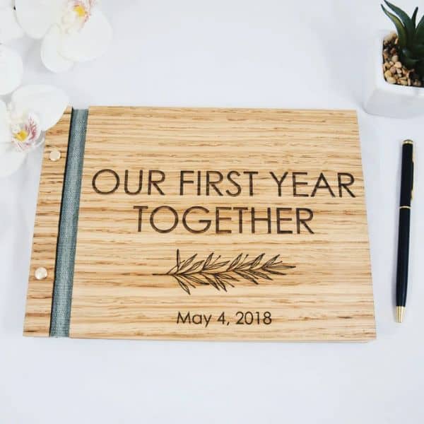 Our First Year Together Journal for Girlfriend