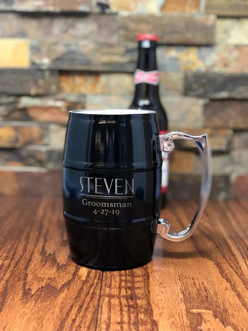 Personalized Beer Mug: veterans gifts ideas