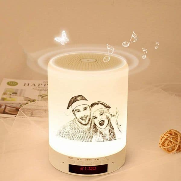 best simple gift for girlfriend - Bedside Lamp Bluetooth Speakers