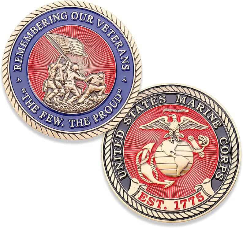 Remembering Our Veterans Challenge Coin: gifts for army veterans