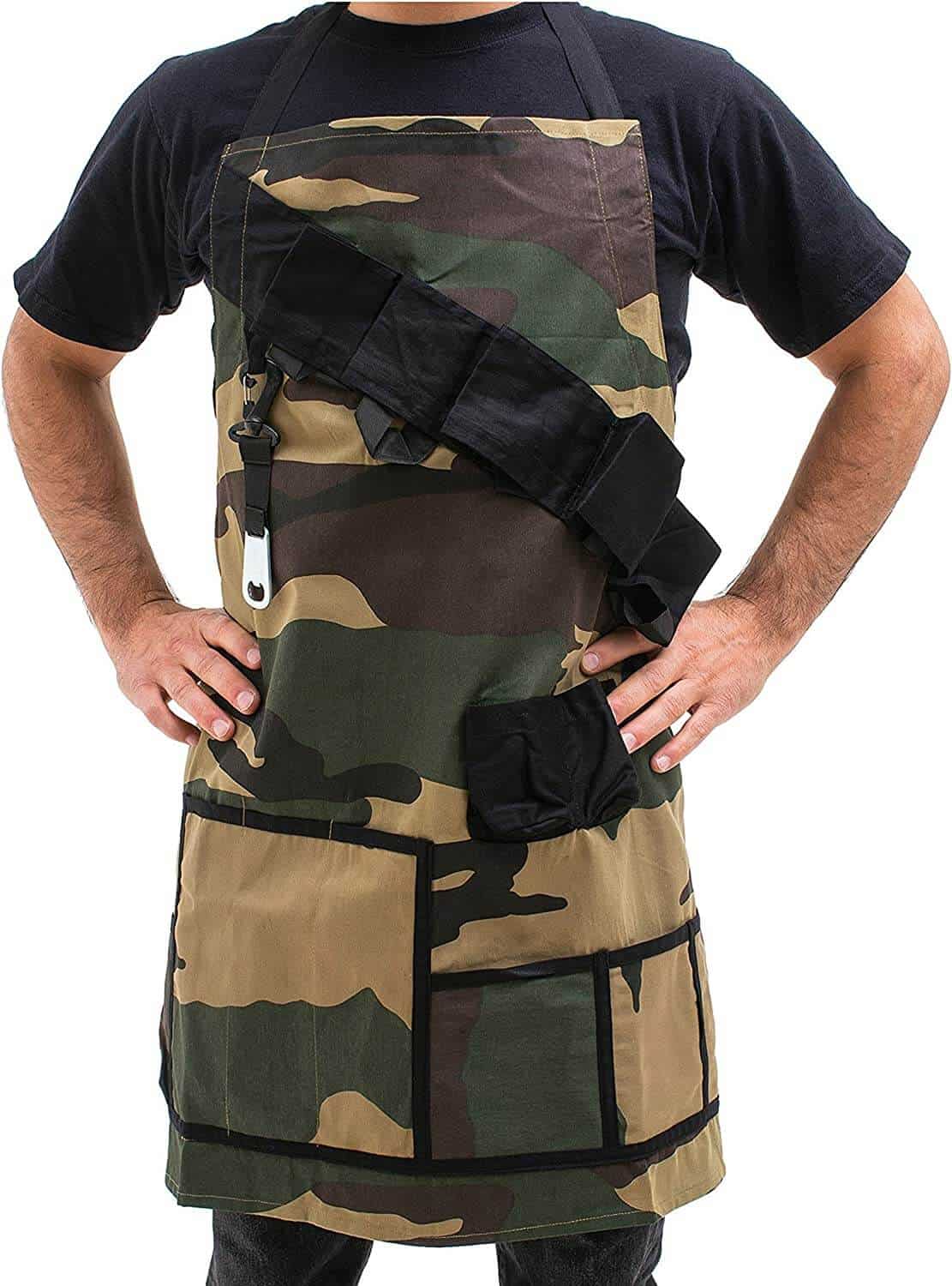 Sergeant BBQ Apron: gifts for veterans ideas