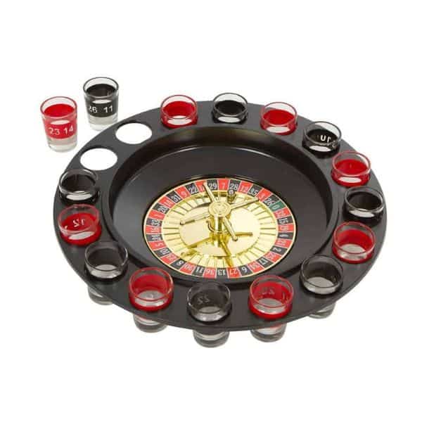 new relationship gift ideas for him: Shot Spinning Roulette Game Set