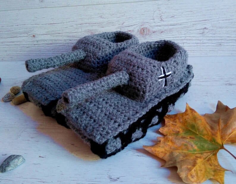 Tank Slippers: army gifts