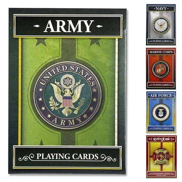 Army Playing Cards: gifts for army men