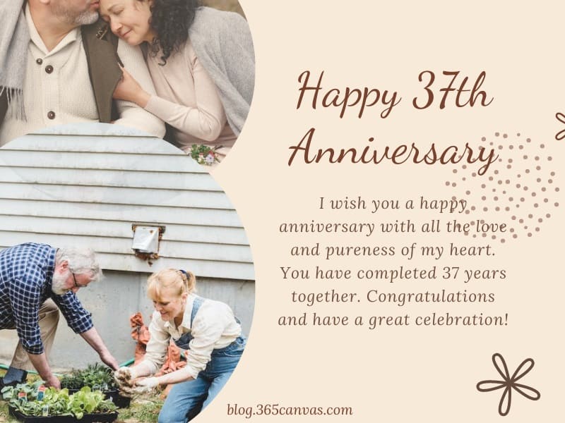 Best 37-Year Anniversary Quotes for Friends