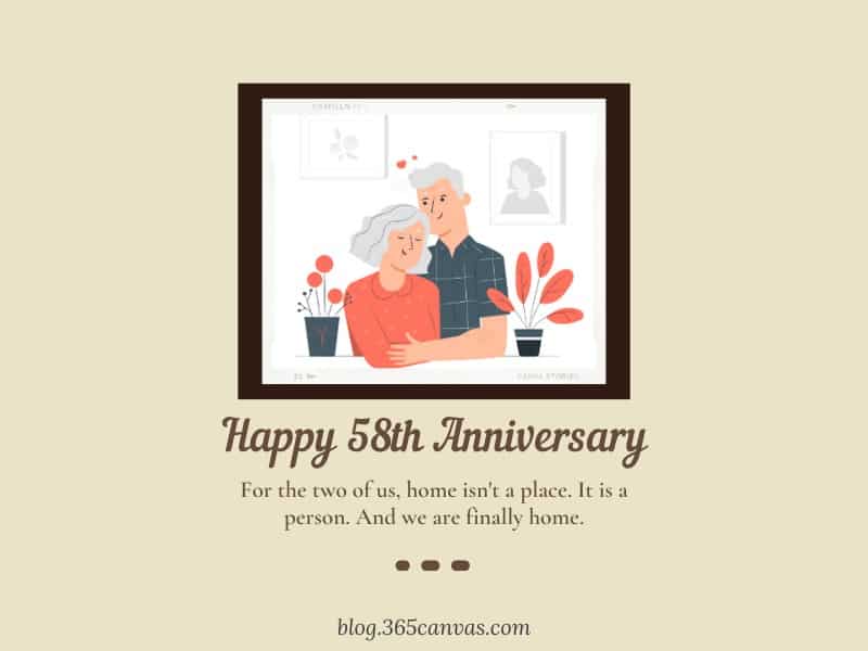 Best 58-Year Anniversary Quotes for Husband