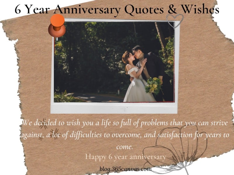 Best 6 Year Anniversary Quotes for Couples