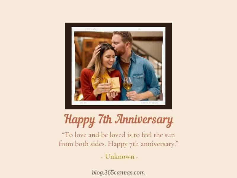 Best 7 Year Anniversary Quotes for Couples 