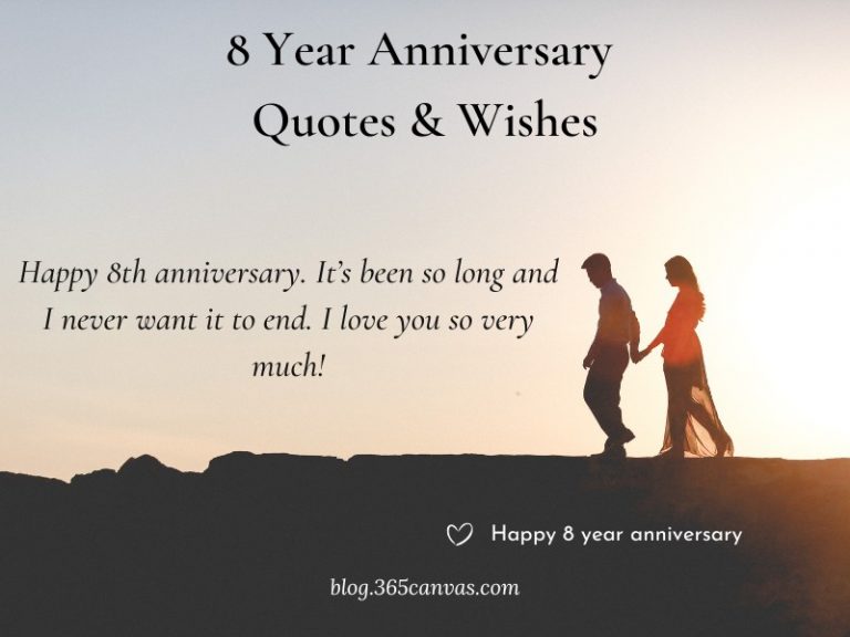 65 Great 8th Year Bronze Wedding Anniversary Quotes - 365Canvas Blog