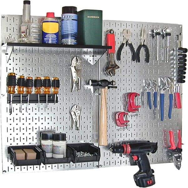 40th birthday gifts for men: DIY Steel Pegboard Tool Rack