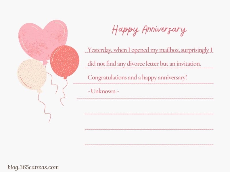 Funny Wedding Anniversary Wishes for Friends