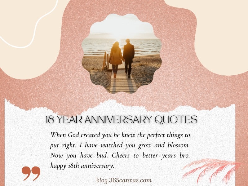 Happy 18th Anniversary Quotes
