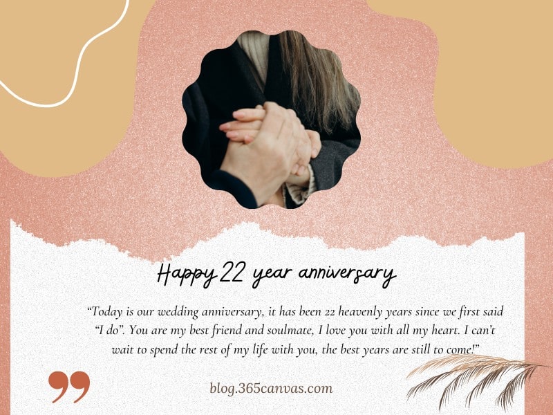 happy 22nd wedding anniversary wishes