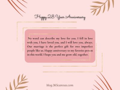 34+ Happy 28th Year Wedding Anniversary Quotes - 365Canvas Blog