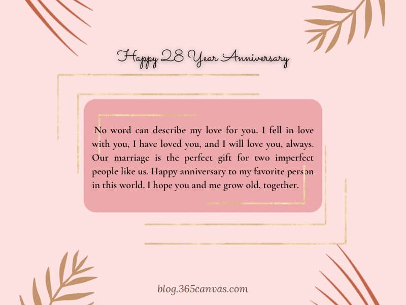 happy 28th wedding anniversary quotes