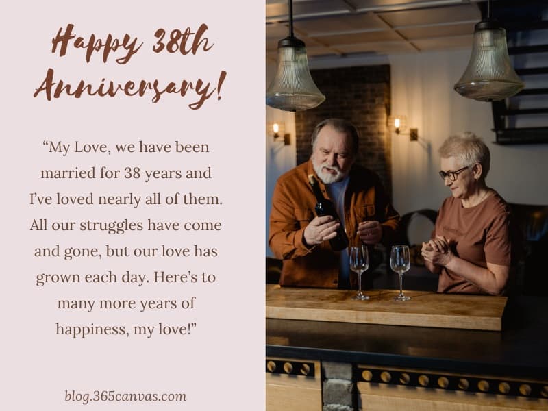 happy 38-Year Anniversary Quotes for Wife