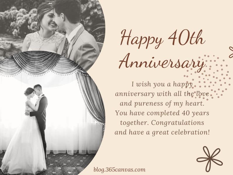 happy 40-Year Anniversary Quotes for Husband