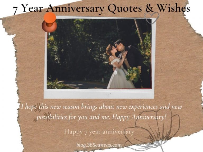 77+ Heartfelt 7th Years Wedding Anniversary Quotes, Wishes