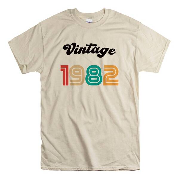 40th birthday gifts for men: Retro “Vintage 1982” Shirt