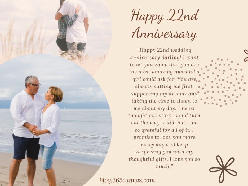 Sweet 22-Year Anniversary Quotes for Husband