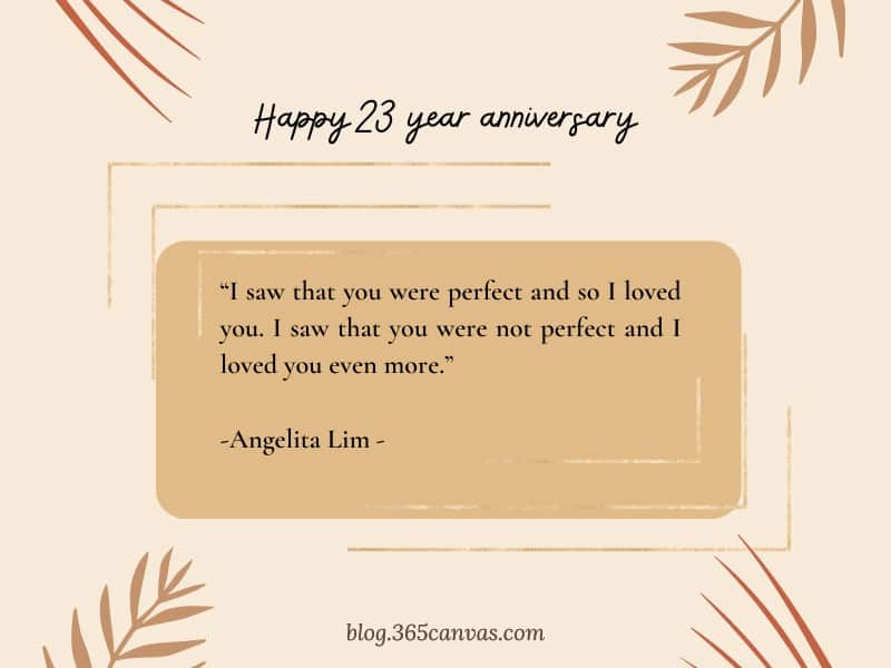Sweet 23-Year Anniversary Quotes for Husband
