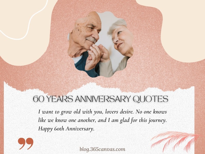 Sweet 60 Year Anniversary Quotes for Your Partner