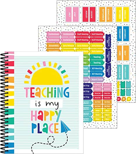 Happy Place Teacher Planner: gift ideas for teachers christmas