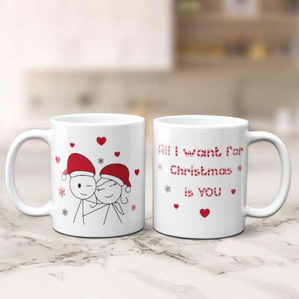 All I Want for Christmas is You Mug - first christmas together gift