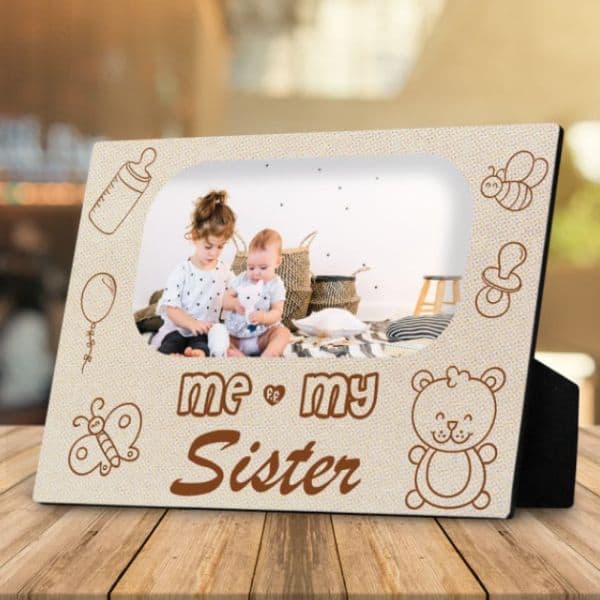Christmas presents for bro: Baby And Big Sister – Big Brother Desktop Photo Plaque 