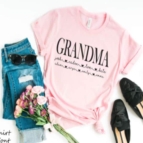 Custom Grandma T-shirt