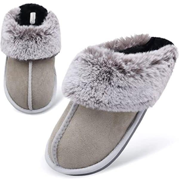 Faux Fur House Slippers