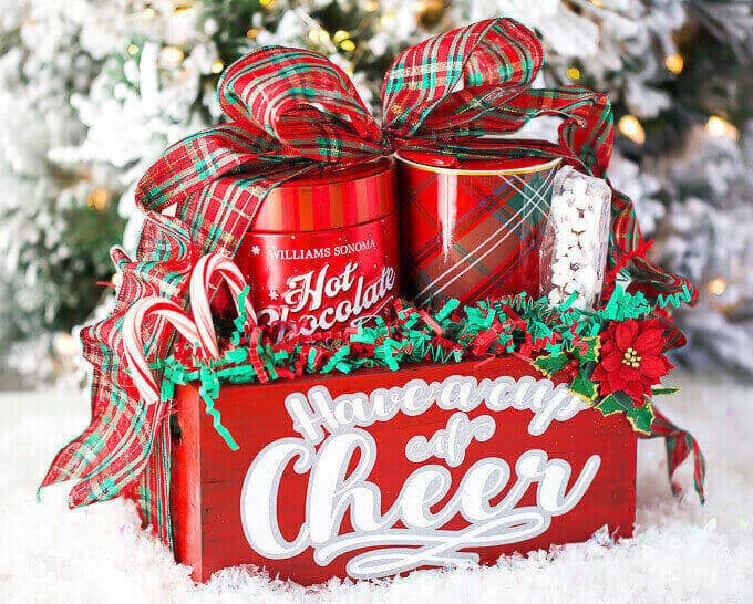 Hot Chocolate Gift Basket: christmas gifts homemade	