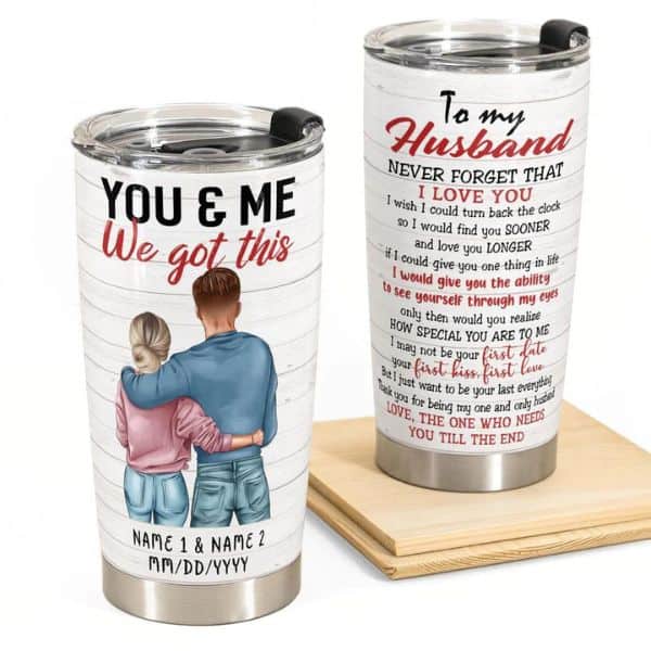 Personalized Tumbler Cup for Husband