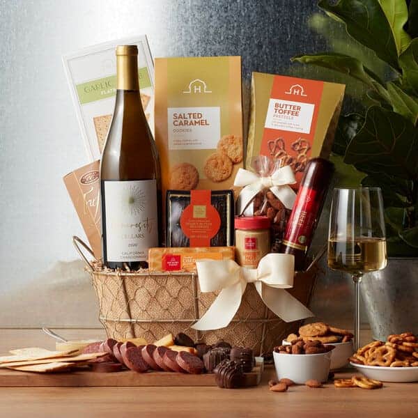 Gourmet Wine Gift Basket Xmas Gifts for Boyfriend 