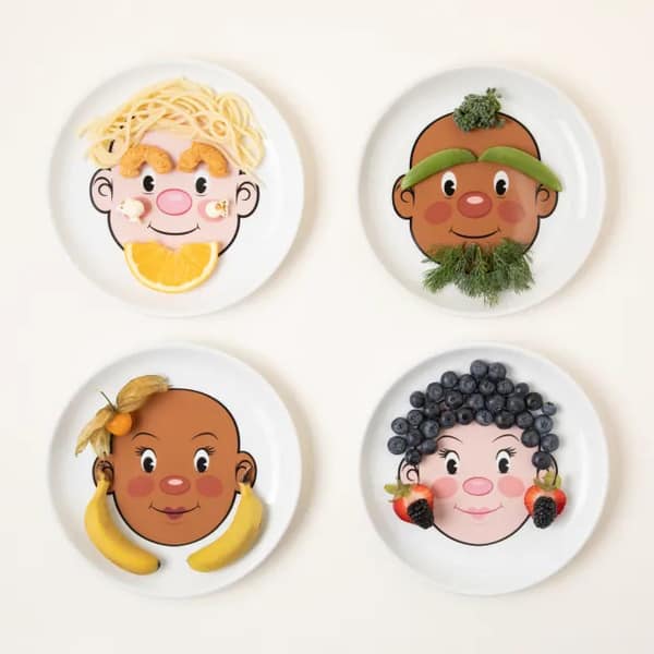 Food Face Plate Christmas Gift Ideas for Kids