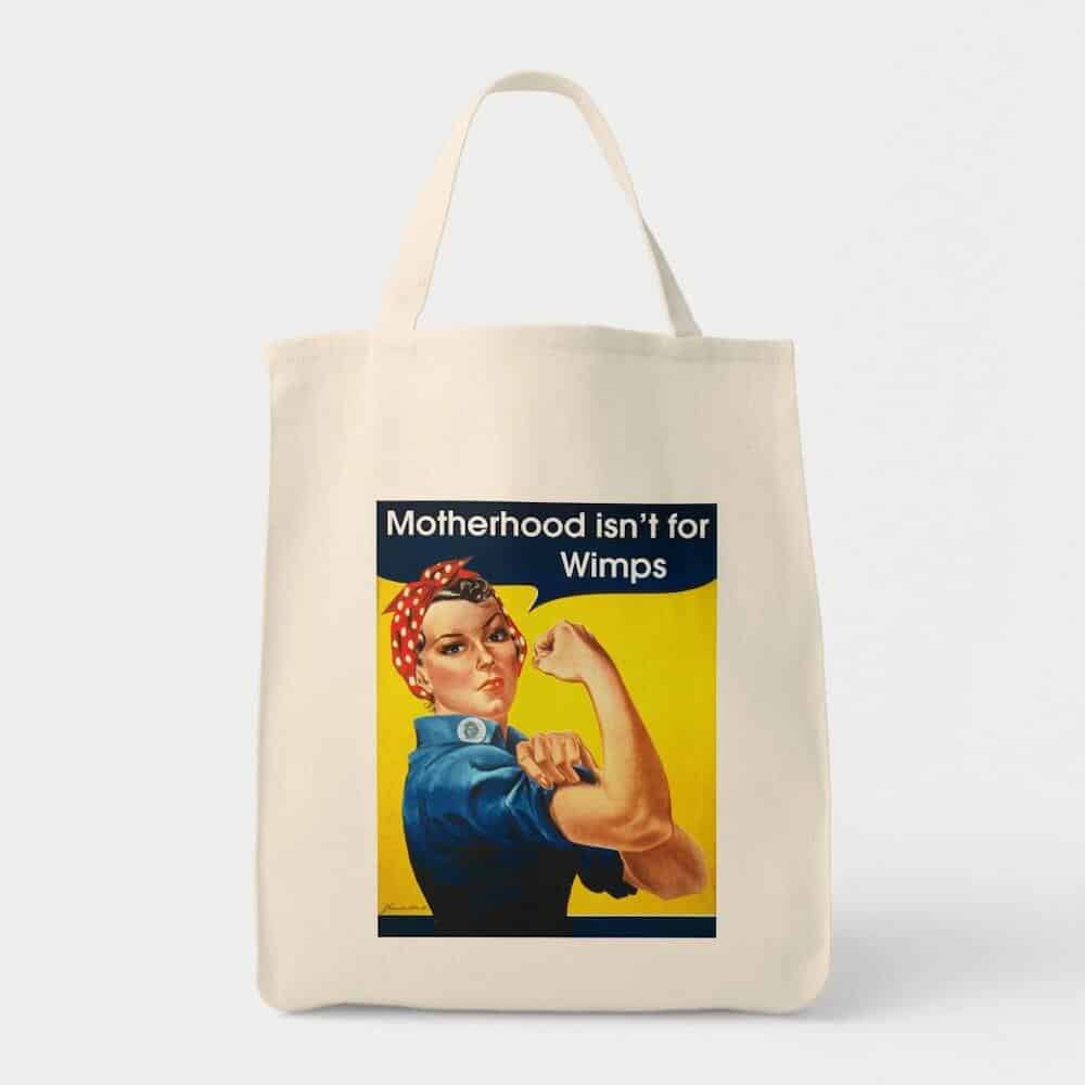 motherhood tote bag for daughter in law on mothers day