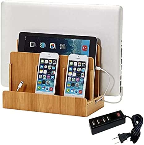 Bamboo Multi-Device Charging Station: mens christmas idea