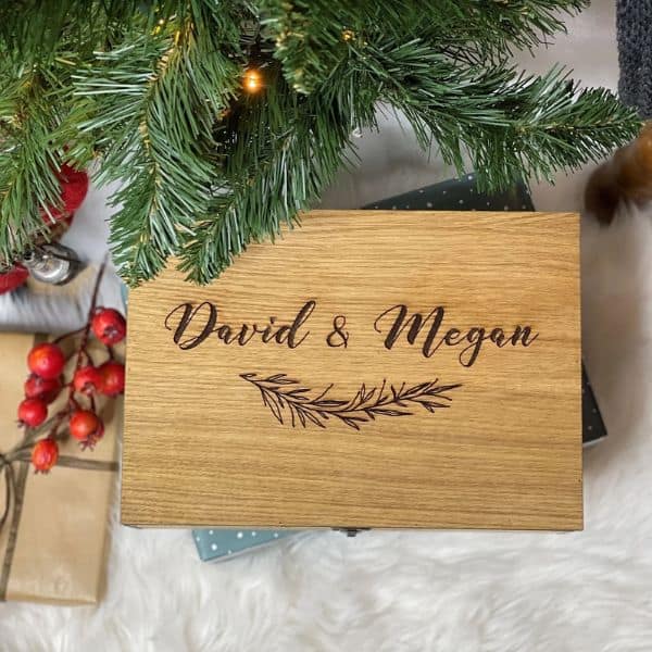 Engraved Keepsake Box - Christmas gifts for girlfriend