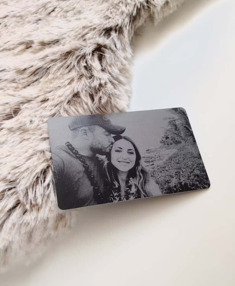 Engraved Picture Wallet: best husband christmas gifts