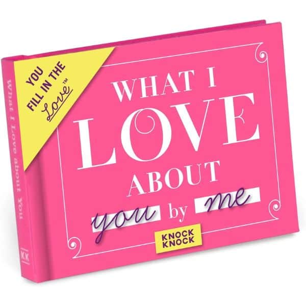 Fill-in-the-Blank Book: What I Love About You - perfect christmas gift for girlfriend