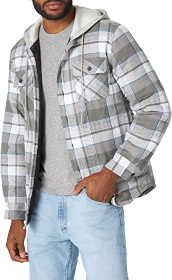Quilted Lined Flannel Shirt Jacket: what can i get my husband for christmas