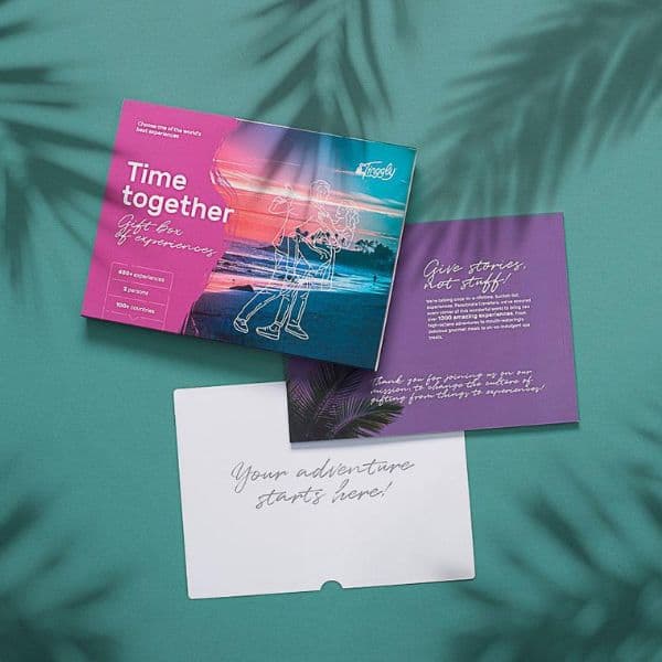 Experience Christmas gifts for couples: Time Together Gift Card for Couples