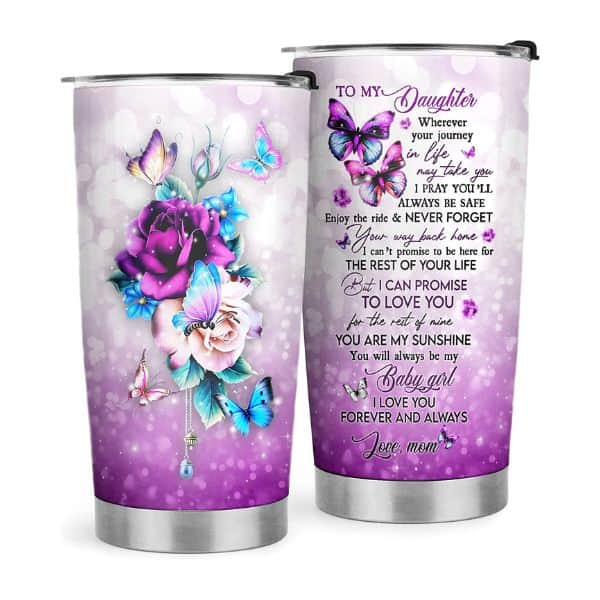 sentimental gifts for daughter from mom: Tumbler