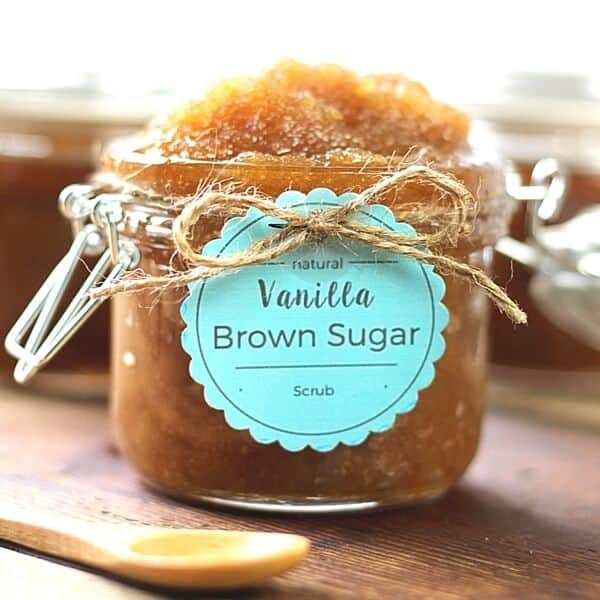vanilla brown sugar scrub gift for mother in law