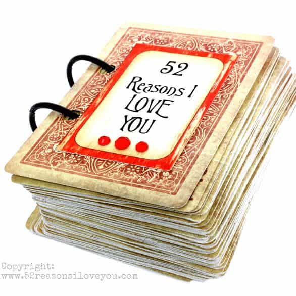 52 reasons i love you cards - DIY valentine's day gift